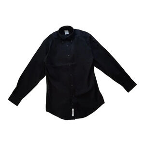 Brooks Brothers Black Long Sleeve Button Down Collar Dress Shirt in Size XS